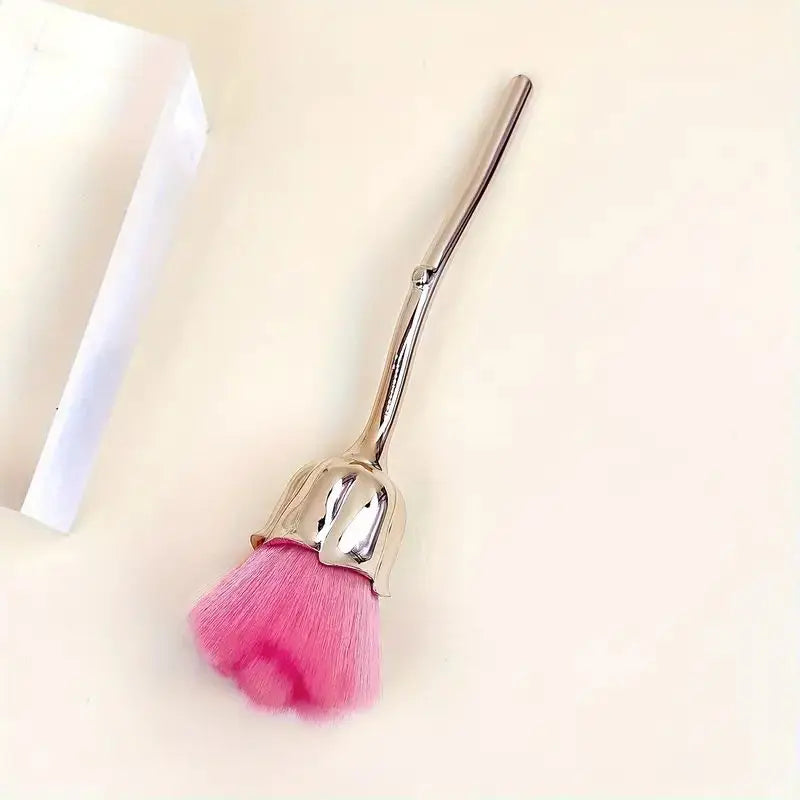 1pc Black Rose Shaoed Loose Powder Makeup Brush Women Face Beauty Tools Nail Art Dusting Brush Foundation Grooming Makeup Tools